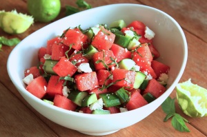 watermelon cuc salad